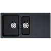 Drez jednokomorový s odkvapom Franke Orion, granitový, čierny