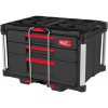 MILWAUKEE PACKOUT™ BOX NA NÁRADIE S 2+1 ZÁSUVKAMI 4932493190