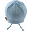 STERNTALER Čiapka na zaväzovanie jemný fleece podšitá modrá chlapec veľ. 35 cm - 1-2 m