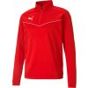 Puma | teamRISE 1 4 Zip Top | červená| 3XL
