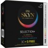 Skyn Selection+ Condoms 36 ks, bezlatexové kondómy