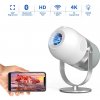 Prenosny projektor - Wifi dataprojektor až 4K podpora + 5.0 Bluetooth + 4500 lumenov - až 200
