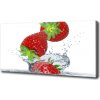 Foto obraz na plátne Padajúce jahody 100x50 cm