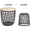 NABBI IKUBS3 (3 ks) 35/55 l antracit