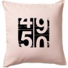 Tachometer 50 - Vankúš 50x50 - 50x50 - Vrátane výplne ( Svetloružová )
