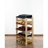 Drevený regál na víno Mamutex 700×430×250 mm – 20 fliaš, borovica