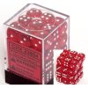Hracie kocky Chessex Translucent Red