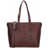 Tmavočervená prémiová shopper kabelka „Rachel“