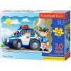 CASTORLAND Puzzle Policajná hliadka MAXI 20 dielikov