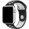 eses Silikónový remienok pre Apple Watch - Čierno biely, S, M, L - 38mm, 40mm, 41mm