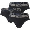 EMPORIO ARMANI - slipy 3PACK stretch cotton fashion nero & nero colore - limited edition-L (86-91 cm)