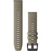 Garmin QuickFit 22, silikonový, béžový, černá přezka 010-12863-02