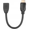 TB Touch HDMI M - HDMI F adaptér, 15 cm., v2.0 AKTBXVH1F20G15B