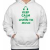 Fajntričko Mikina KEEP CALM AND LISTEN TO MUSIC
