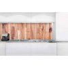 DIMEX | Fototapeta do kuchyne Drevená stena KI-180-086 | 180 x 60 cm | béžová, hnedá + Samolepiace fototapety do kuchyne DIMEX Drevená stena KI-180-086 v rozmere 180 x 60 cm