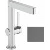 Hansgrohe Finoris - Umývadlová batéria, s výpusťou Push-Open a otočným výtokom, kefovaný čierny chró - 76060340