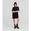 Karl Lagerfeld Ikonik 2.0 Patch T-shirt Dress čierna