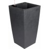 Plastkon Delto Stone samozavlažovací kvetináč 30 x 58 cm antracitová