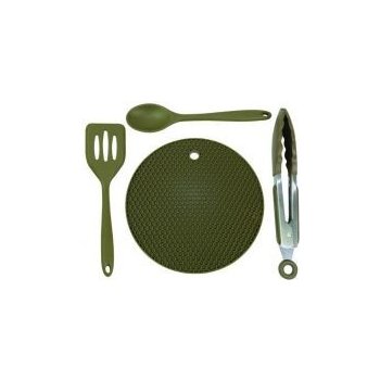 Trakker Silikonový Kuchynský Riad Armolife Silicone Utensil Set