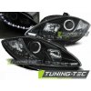 Tuning-tec PREDNÉ SVETLOMETY DAYLIGHT BLACK pasujú na SEAT LEON ALTEA 09-12