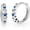 Cutie Jewellery Detské náušnice C3340B-Blue Dark