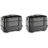 GIVI TRK 46B PACK2 sada 2 kufrov TRK 46B Trekker čierny s hliníkovým čiernym vekom (Monokey)