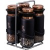 ADH Sada koreničiek 4ks Black Rose Gold 1999