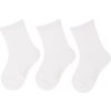 Sterntaler Detské ponožky z bambusovej viskózy 3 páry biele