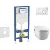 Geberit Duofix - Set predstenovej inštalácie, klozetu TECEone a dosky softclose, tlačidlo Sigma01, alpská biela SANI11CT3100