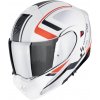 SCORPION prilba EXO-930 EVO Ardens matt white/black/red - M