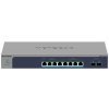 Netgear NETGEAR 8-Port Multi-Gigabit/10G Ethernet Ultra60 PoE++ Smart Switch with 2 SFP+ Ports (MS510TXUP) Riadený L2+ 10G Ethernet (100/1000/10000) Podpora napájania cez Ethernet (PoE) Šedá (MS510TXU