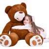 Majlo Toys medveď Maty VIP hnědý 160 cm