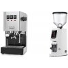 Gaggia New Classic EVO BC + Eureka Atom W 75, white