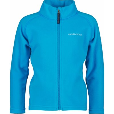 Didriksons Dětská fleecová mikina Monte Fullzip Blue Lagoon