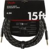 Fender Deluxe Series Instrument Cable S/S 4,5 m Black Tweed