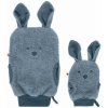 BIBS Kangaroo rukavice na kúpanie z BIO bavlny (Petrol)