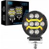 16W OKRÚHLE DENNÉ SVETLÁ LED DRL HALOGÉN 8LED IP68