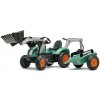 Falk Šliapací traktor 1054Y Farm Lander s nakladačom, bagrom a vlečkou