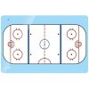 LEGAMASTER Tabuľa GLASSBOARD matná oblé rohy 90x120, modrá
