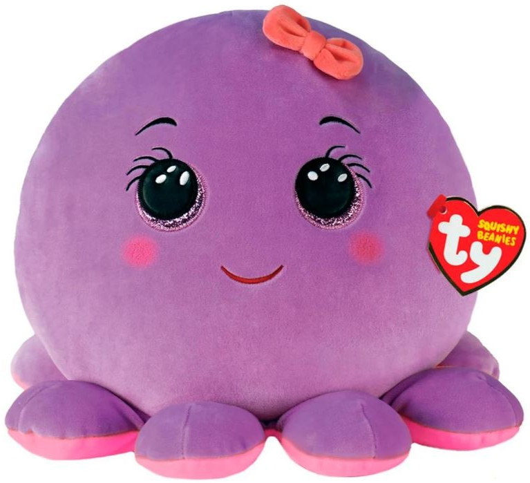 Squish-a-Boss Octavia fialová chobotnice 22 cm