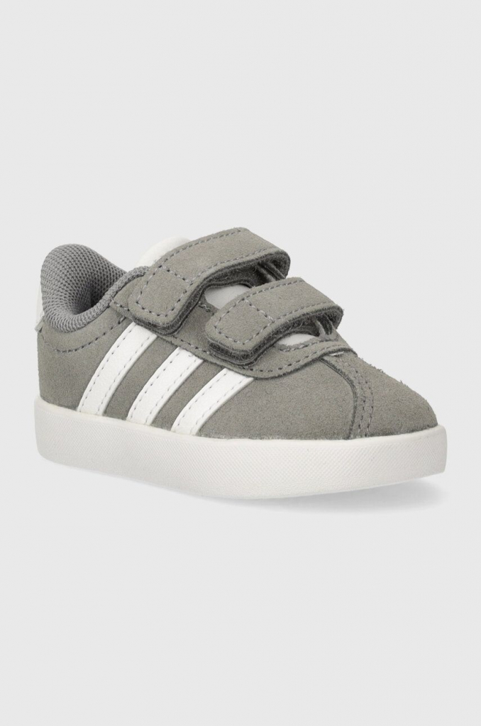 adidas detské tenisky VL Court 3.0 CF I ID9159 šedá