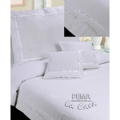 PEMA la Casa obliečky Vyšívané Savoy bavlna satén vyšívaný 140x200 70x90 od  50 € - Heureka.sk