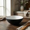 REVOL Equinoxe 19 cm čierno-biela - miska / porcelánová miska na šalát