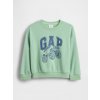 GAP Baby mikina s logom Zelená 12-18M