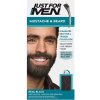 BARBER JUST FOR MEN M-55 Mustache And Beard REAL BLACK - farba na vlasy a fúzy - čierna