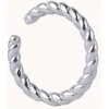 WUUMS Strieborná piercing náušnica infinit