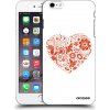 Picasee silikónový prehľadný obal pre Apple iPhone 6 Plus/6S Plus - Veľké srdce