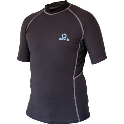 EG ORCA S/S Neoprénové tričko s krátkym rukávom, čierna, L