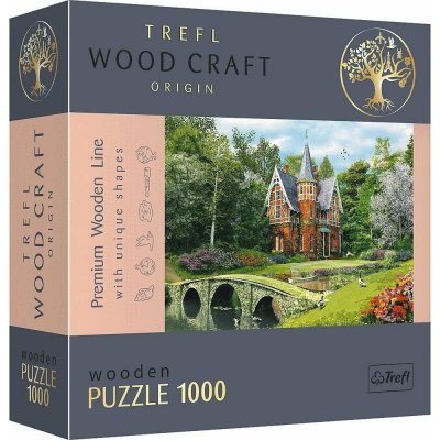 Trefl Drevené puzzle 1000 - Viktoriánsky dom 20145