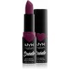 NYX Professional Makeup červený, fialový matný rúž v tyčinke 3,5 g